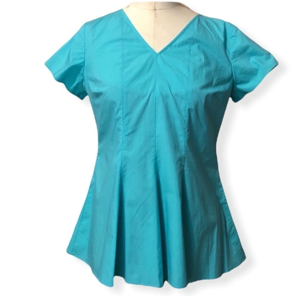 Doncaster Top in teal size 4